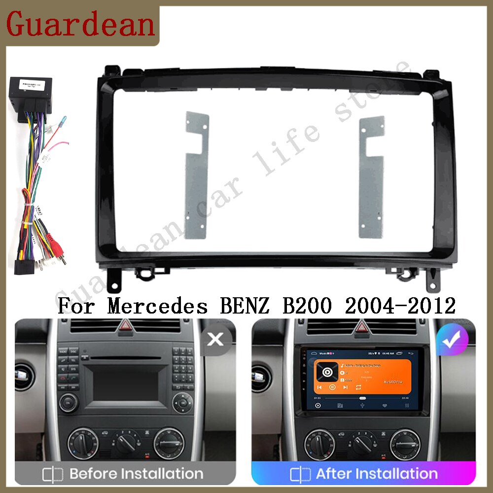 ޸    ٸ, ȵ̵ MP5 ÷̾, 2 Din ׷  Ʈ, ޸  B200 CLASE A W169 CLASE B W245 2005-2011 , 9 ġ